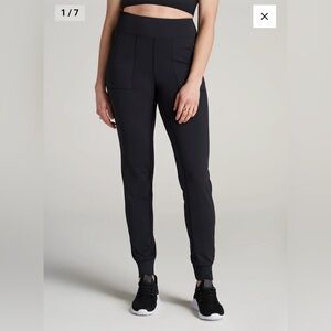 American Tall Black Balance Pocket Women's Jogger Pants